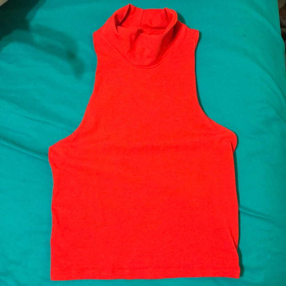 Red crop top!